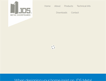 Tablet Screenshot of jdsmetaldoorframes.com.au